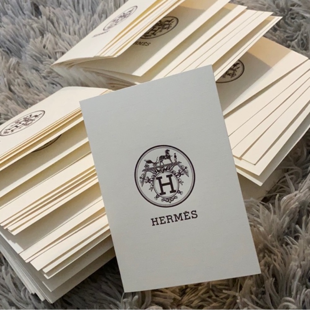 Hermes card holder/receipt holder